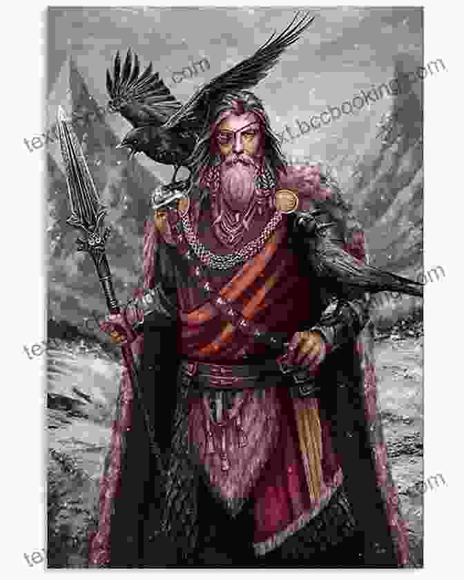 A Detailed Illustration Of A Viking Warrior With A Raven Perched On His Shoulder Odin S Ravens (The Blackwell Pages 2)