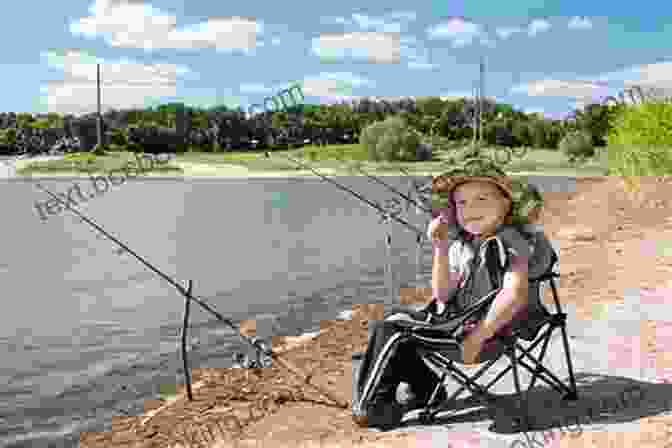 A Farm Boy Sits On The Bank Of A Pond, Fishing Never Curse The Rain: A Farm Boy S Reflections On Water