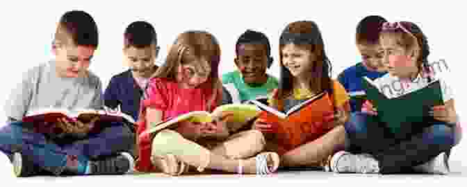 A Group Of Children Reading The Book Harry And The Broken Toy: An Interactive Children S That Teaches Responsibility Teamwork And Why It S Important To Clean Up Their Rooms (The Adventures Of Harry And Friends 4)