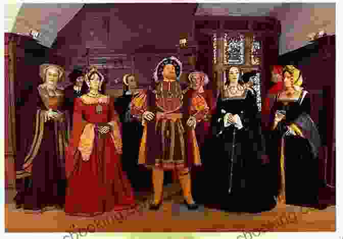 A Group Portrait Of Henry VIII's Six Wives, Highlighting The Complex Relationships And Tragic Fates That Unfolded During His Reign. The Making Of Henry VIII (Uncovering The Tudors)