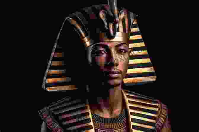 A Majestic Portrait Of Tutankhamun As A Young King, Adorned In Elaborate Headdress And Ceremonial Attire. The Story Of Tutankhamun Patricia Cleveland Peck