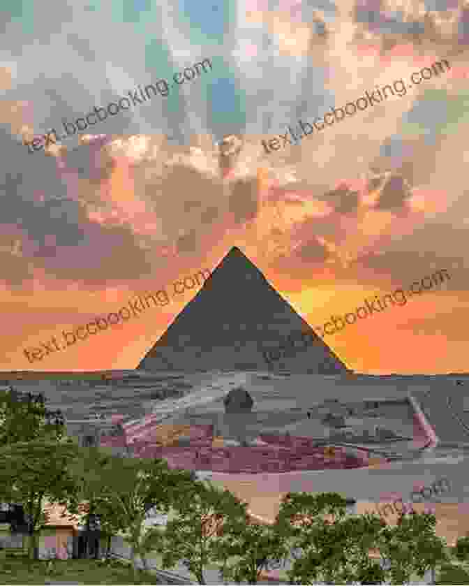 A Majestic View Of The Pyramids Of Giza Against A Vibrant Sunset Discover Ancient Egypt (Discover Reading)