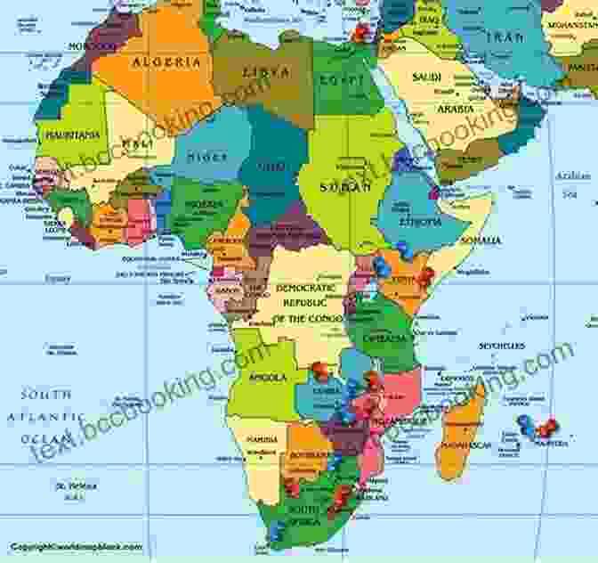 A Map Of Africa With Its Major Nations Highlighted. Africa: Facts Figures (The Evolution Of Africa S Major Nations)