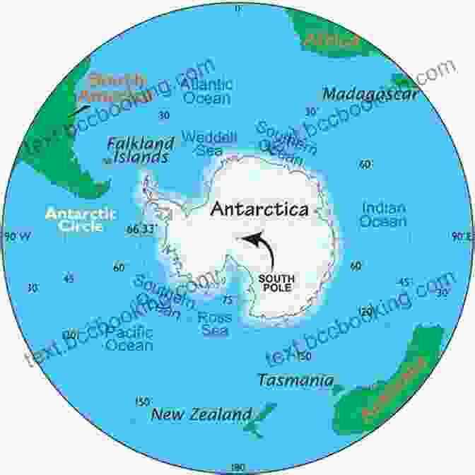 A Map Of The World Centered On Antarctica, With Arrows Pointing Outwards To Represent The Continent's Global Influence South Of Sixty Life On An Antarctic Base