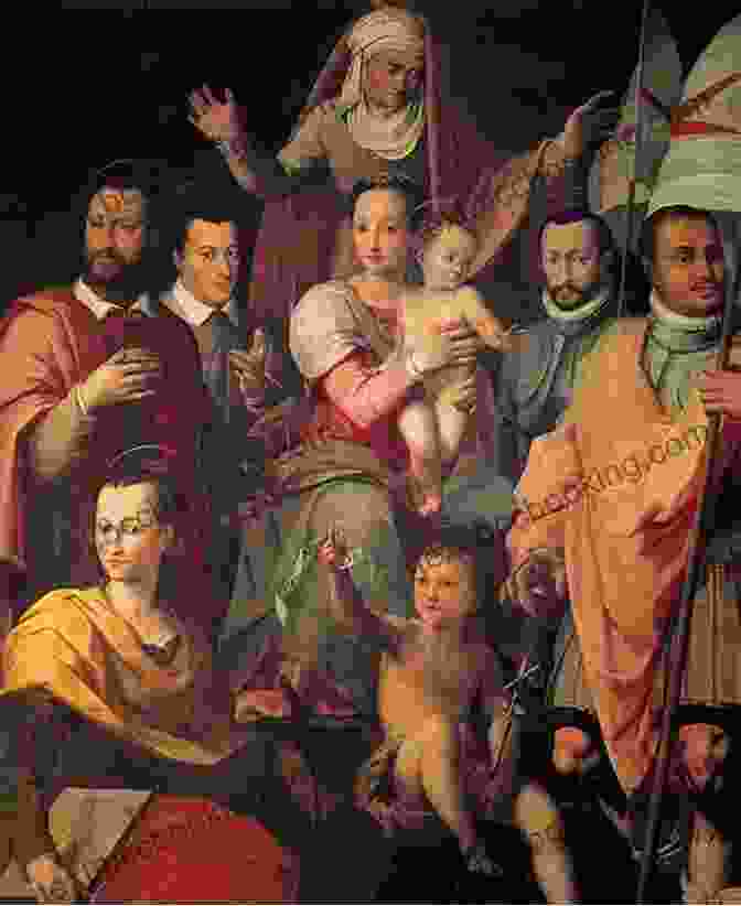 A Painting Depicting The Medici Family, With Cosimo De' Medici In The Foreground Princes Of The Renaissance Mary Hollingsworth
