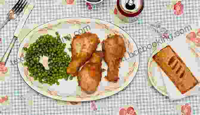 A Photograph Of A Last Meal On Death Row, Consisting Of Fried Chicken, Mashed Potatoes, And Green Beans. Dead Man Cooking: Last Meals On Deathrow