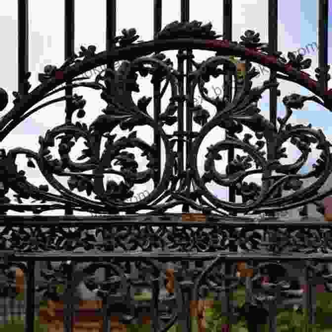 A Skilled Artisan Carefully Restoring A Historic Wrought Iron Gate, Demonstrating The Meticulous Process Of Preserving This Valuable Artistic Heritage Wrought Iron And Its Decorative Use (Dover Jewelry And Metalwork)