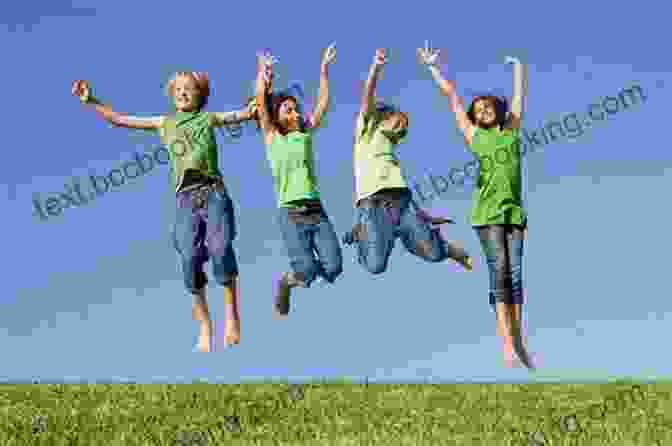 A Smiling Child Jumping For Joy, Symbolizing The Benefits Of A Healthy Lifestyle The Healthiest Kid In The Neighborhood: Ten Ways To Get Your Family On The Right Nutritional Track (Sears Parenting Library)