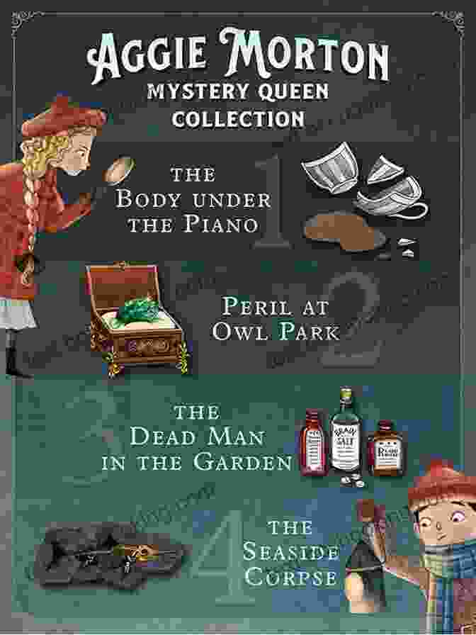 Aggie Morton Studying A Cryptic Puzzle, Her Fingers Tracing The Intricate Symbols. Aggie Morton Mystery Queen: The Dead Man In The Garden