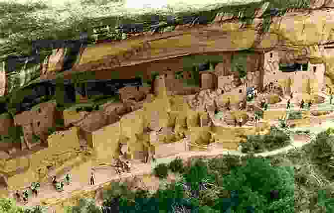 An Anasazi Cliff Dwelling Nestled High On A Sandstone Cliff, Its Honeycomb Like Rooms Offering A Glimpse Into The Lives Of The Ancient Inhabitants. Rock Art: The Meanings And Myths Behind Ancient Ruins In The Southwest And Beyond
