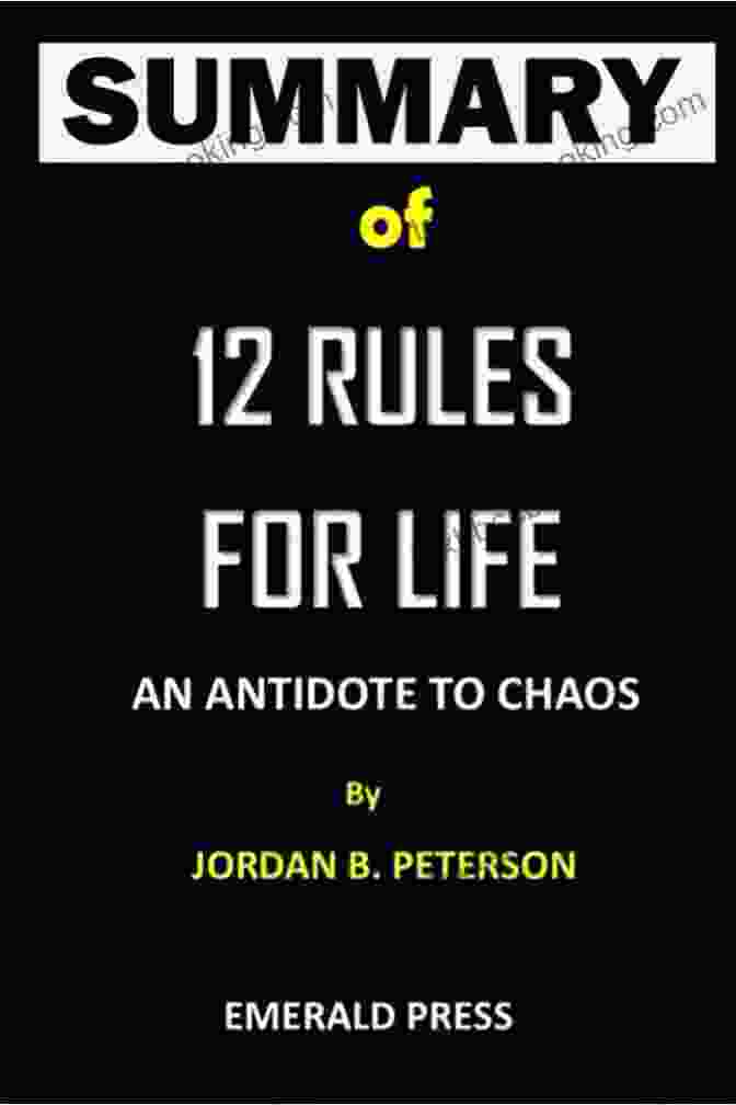 An Antidote To Chaos By Jordan Peterson On A Table Workbook For 12 Rules For Life: An Antidote To Chaos By Jordan B Peterson