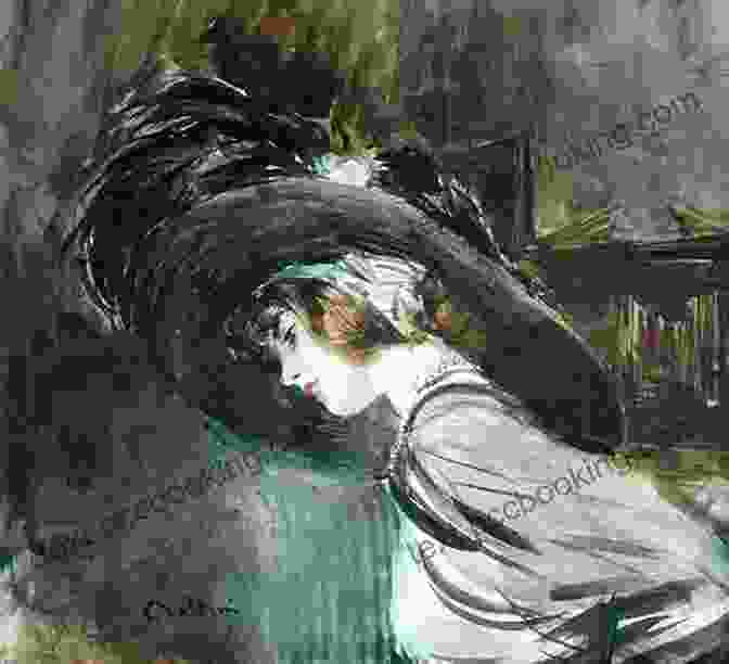 Boldini Drawing Of A Woman's Face Giovanni Boldini: Drawings Paintings (Annotated)
