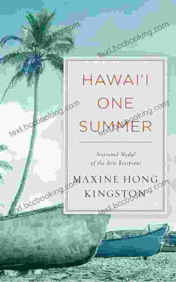 Book Cover Of Hawai'i One Summer By Maxine Hong Kingston, Featuring A Colorful Painting Of A Woman In A Flowing Dress Standing By The Ocean Hawai I One Summer Maxine Hong Kingston