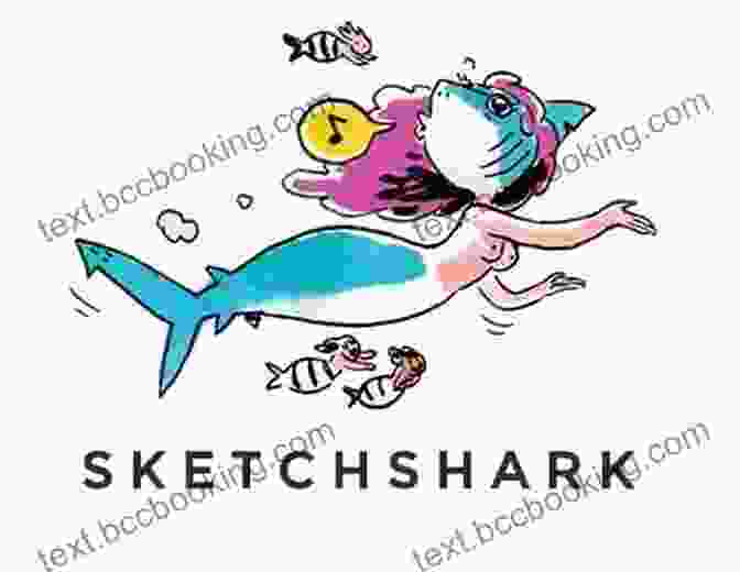 Close Up Of The Sketchshark Collection, Showcasing Its High Quality Paper, Vibrant Printing, And Beautiful Hardcover Design Sharky Malarkey: A Sketchshark Collection