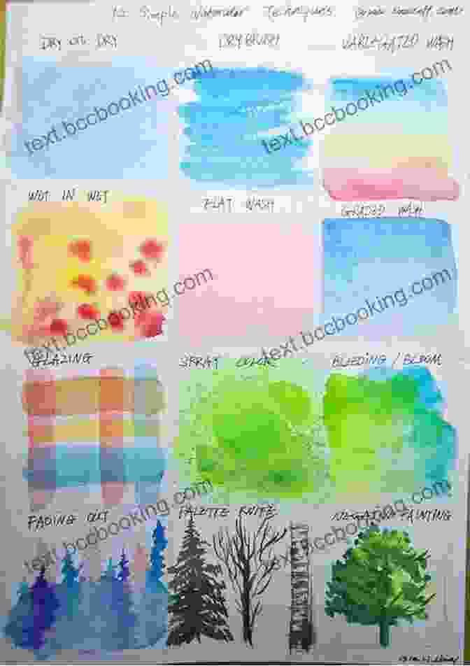 Demonstration Of Various Watercolour Techniques Colour And Line In Watercolour: Working With Pen Ink And Mixed Media