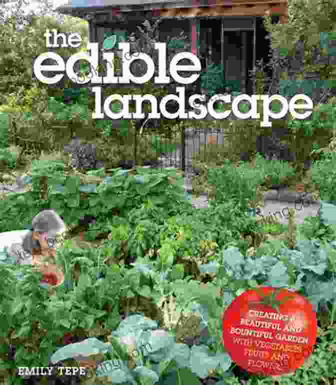 Edible Landscape Secrets Book Cover, Featuring A Vibrant Garden With A Variety Of Edible Plants Edible Landscape Secrets Michael Moon