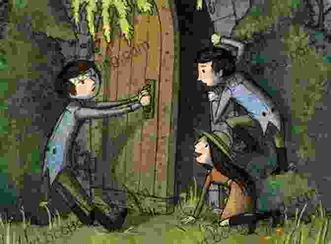 Illustration Of The Incorrigible Children Engaged In An Adventure In The Woods The Incorrigible Children Of Ashton Place: II: The Hidden Gallery