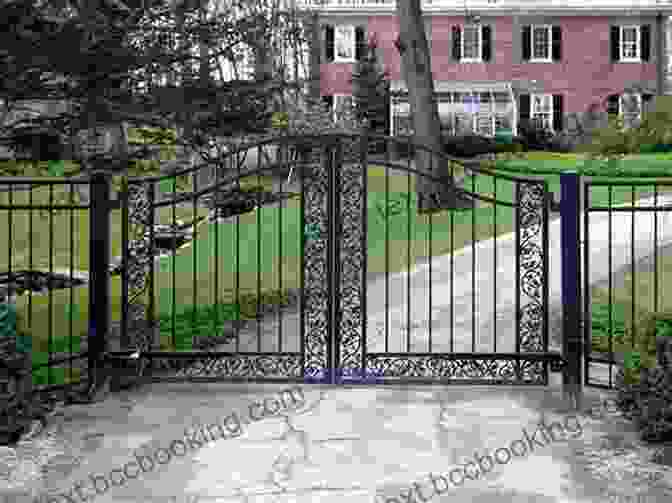 Intricately Designed Wrought Iron Gates Adorned With Scrolling Motifs And Floral Elements Wrought Iron And Its Decorative Use (Dover Jewelry And Metalwork)