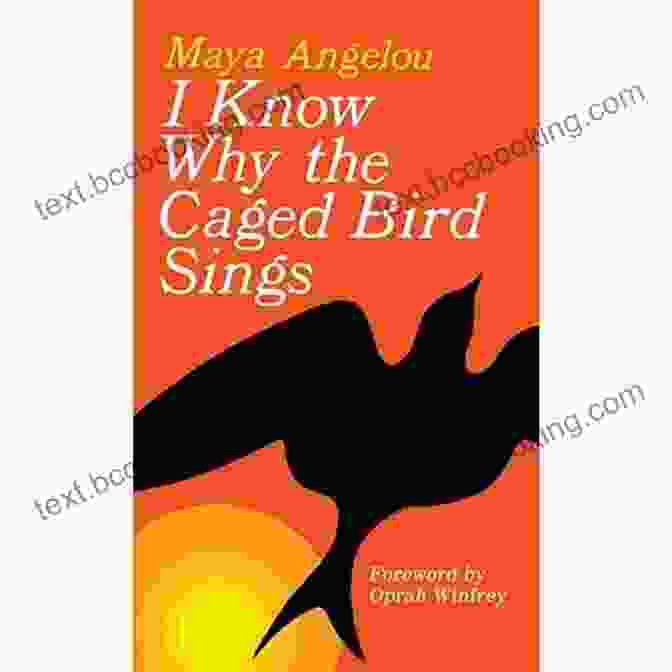 Know Why The Caged Bird Sings Book Cover, Featuring A Bird In A Cage With Wings Outstretched I Know Why The Caged Bird Sings