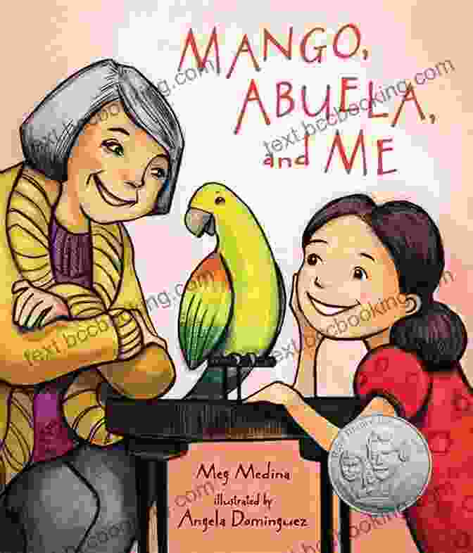 Mango Abuela And Me Book Cover Featuring A Young Girl And Her Grandmother Embracing In A Mango Grove Mango Abuela And Me Meg Medina