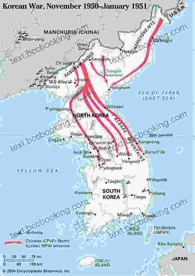 Map Of Korea During The Korean War Korean War (America At War)