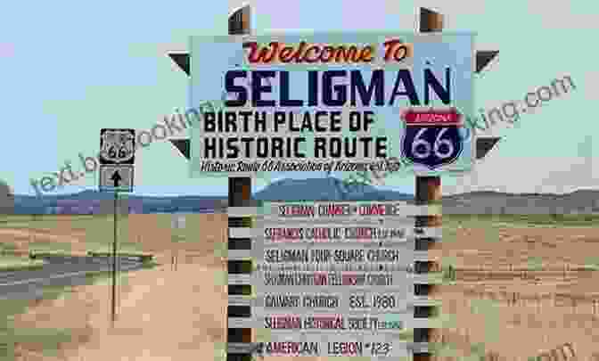 Restored Route 66 Sign In Seligman, Arizona The Zeon Files: Art And Design Of Historic Route 66 Signs