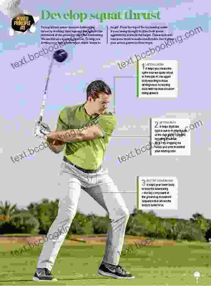 Sequence Of Images Illustrating The Key Positions Of The Downswing: Downswing Transition, Impact Zone, And Follow Through. Golf Swing: Beginner Lessons Mark Taylor
