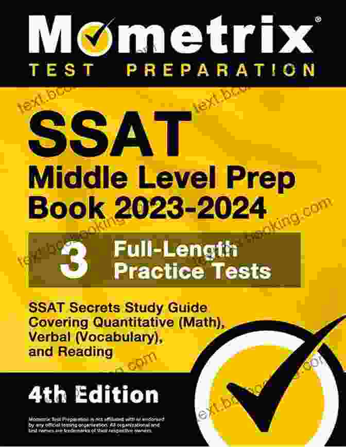 SSAT Middle Level Prep 2024 Book Cover SSAT Middle Level Prep 2024 SSAT Secrets Study Guide Full Length Practice Test Video Tutorials Covers Quantitative (Math) Verbal (Vocabulary) And Reading: 3rd Edition