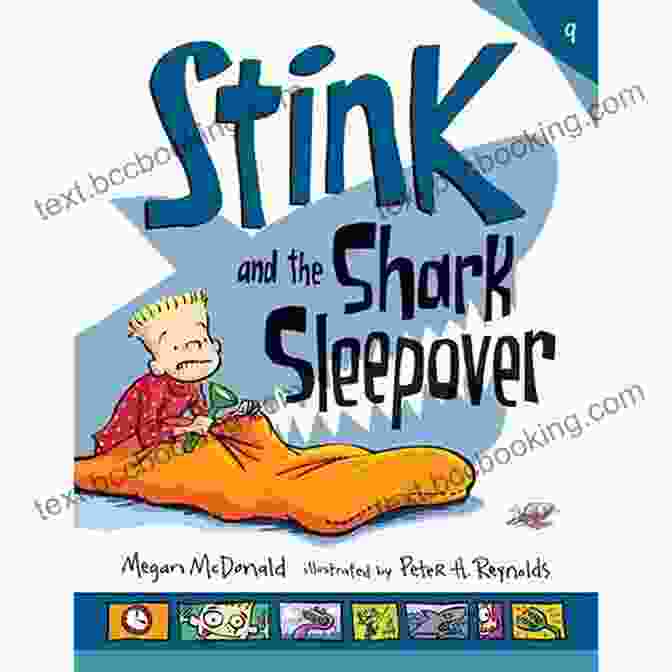 Stink And His Shark Friend Having A Sleepover, Illustrating The Book's Exciting Theme Stink And The Shark Sleepover