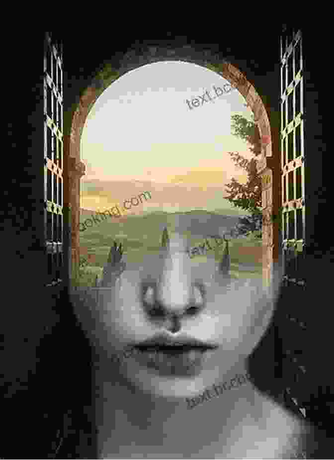 Surreal Illustration Of A Woman's Face Morphing Into A Celestial Landscape That Which Is Seen And That Which Is Not Seen (Illustrated)