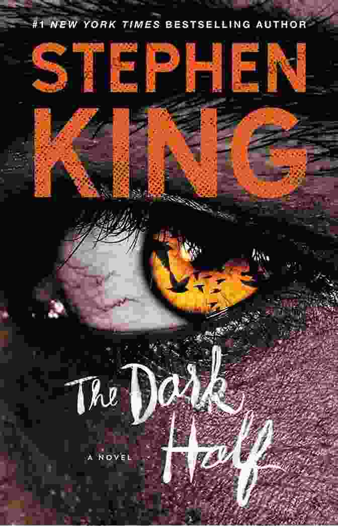 The Dark Half Book Cover By Stephen King Featuring A Man With A Split Face, Symbolizing The Duality Of The Protagonist The Dark Half Stephen King