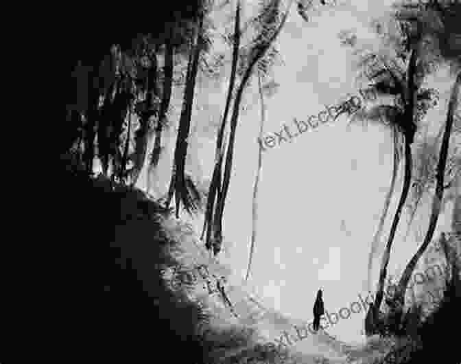 The Forest Doesn't Care Book Cover By Cole Wright Featuring A Dark And Eerie Forest With A Lone Figure Standing In The Shadows The Forest Doesn T Care (Cole Wright Thrillers)