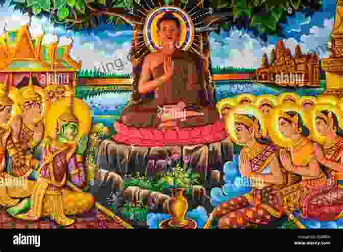 Vivid Mural Depicting Buddha's Life And Teachings On A Temple Wall Art And Devotion At A Buddhist Temple In The Indian Himalaya (Contemporary Indian Studies)