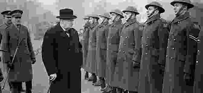 Winston Churchill With British Soldiers During World War II Churchill: The Power Of Words