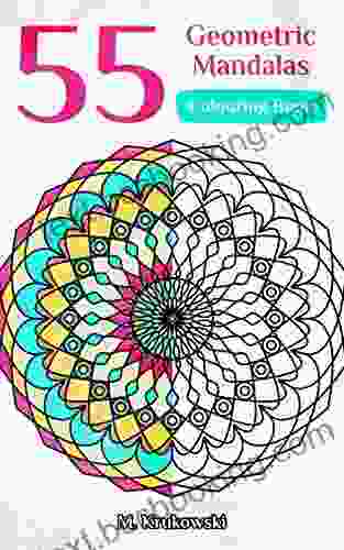 55 Geometric Mandalas: Anti Stress Colouring