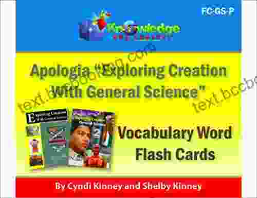 Apologia Vocabulary Word Flash Cards Exploring Creation With General Science